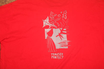 Upcycled Illustrated Screenprint T-shirt (XL)
