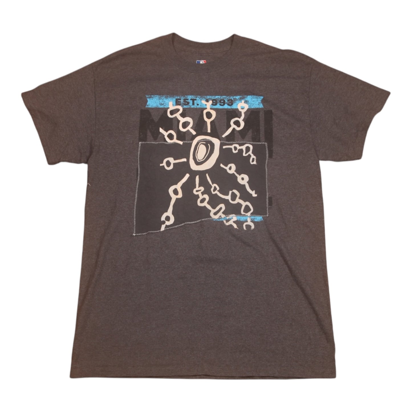 Upcycled Illustrated Screenprint T-shirt (M)