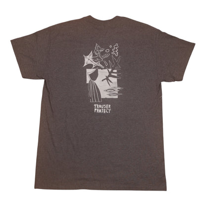 Upcycled Illustrated Screenprint T-shirt (M)