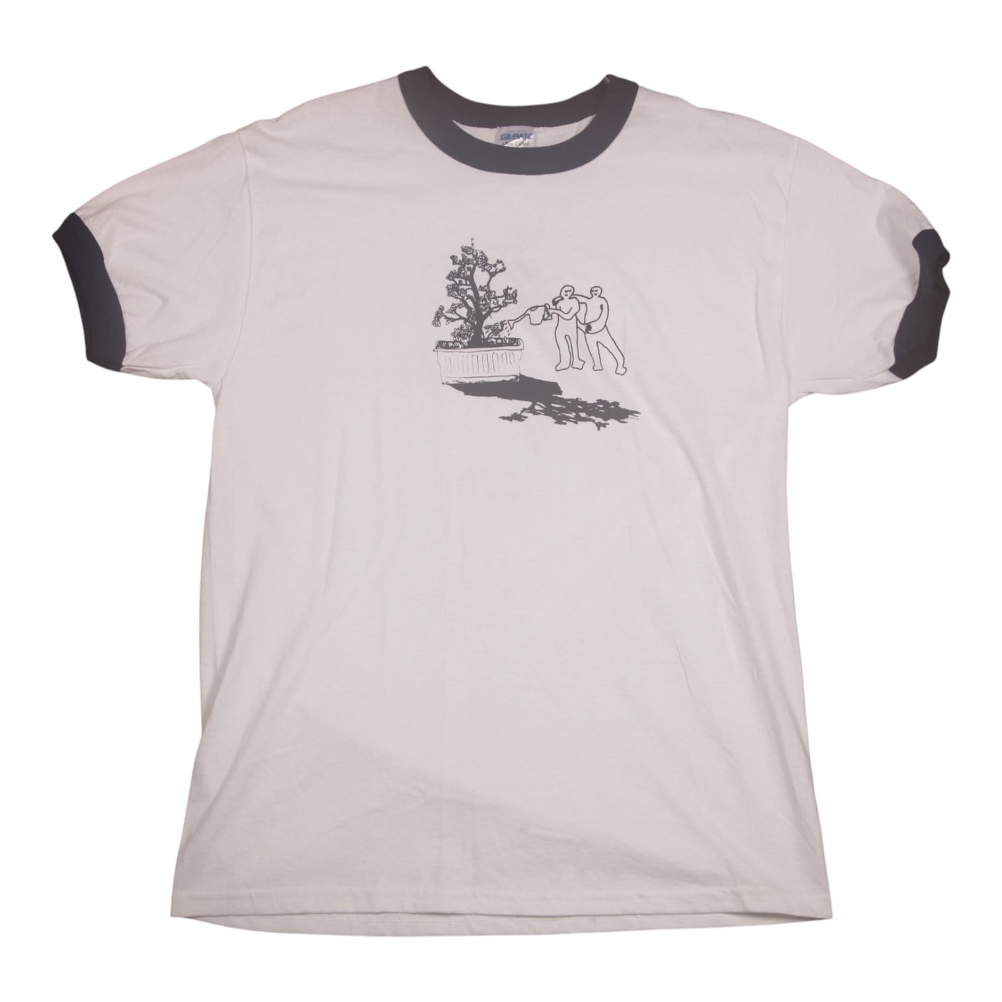 Upcycled Illustrated Screenprint T-shirt (M)
