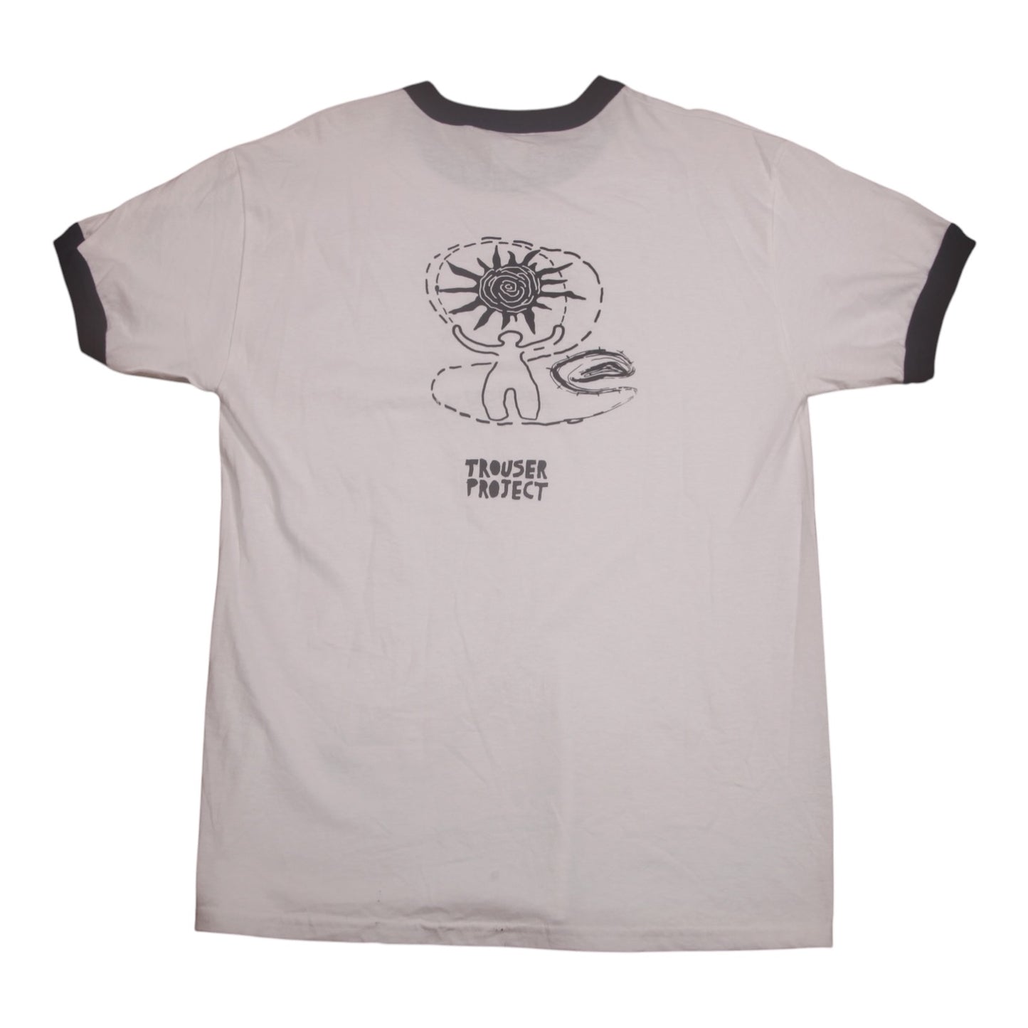 Upcycled Illustrated Screenprint T-shirt (M)