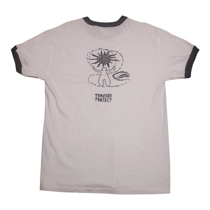 Upcycled Illustrated Screenprint T-shirt (M)