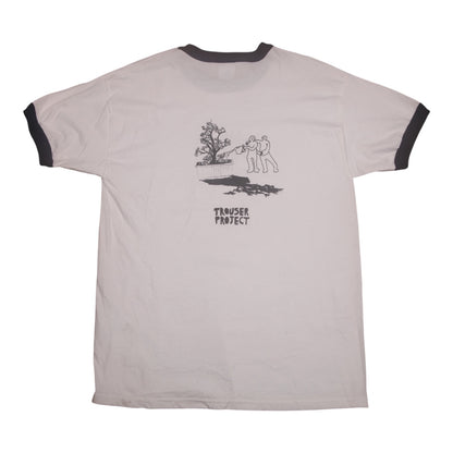 Upcycled Illustrated Screenprint T-shirt (M)