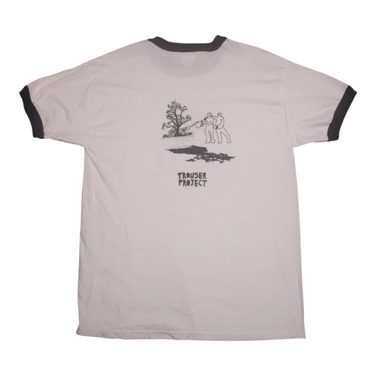 Upcycled Illustrated Screenprint T-shirt (M)