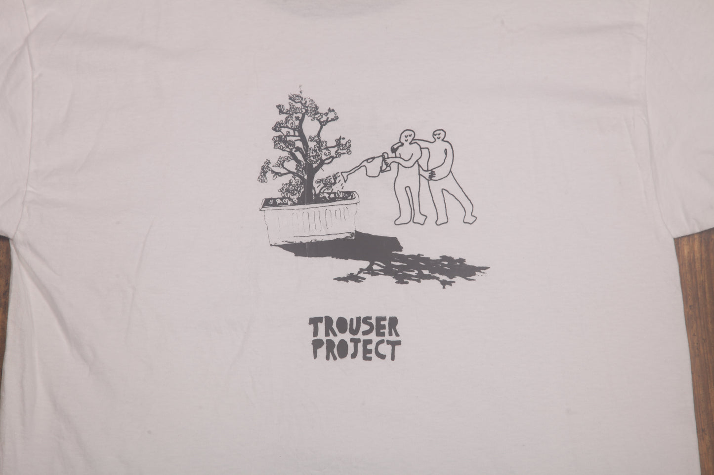 Upcycled Illustrated Screenprint T-shirt (M)