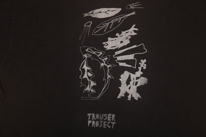 Upcycled Illustrated Screenprint T-shirt (L)