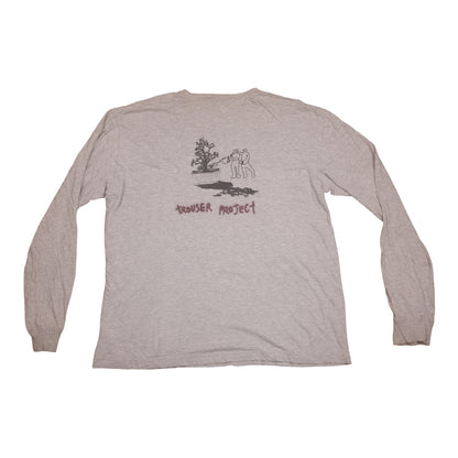 Upcycled Illustrated Screenprint T-shirt (XL)