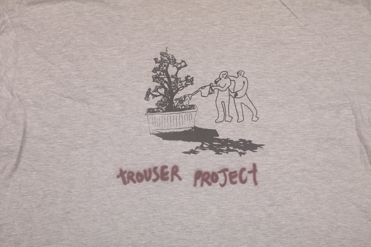Upcycled Illustrated Screenprint T-shirt (XL)