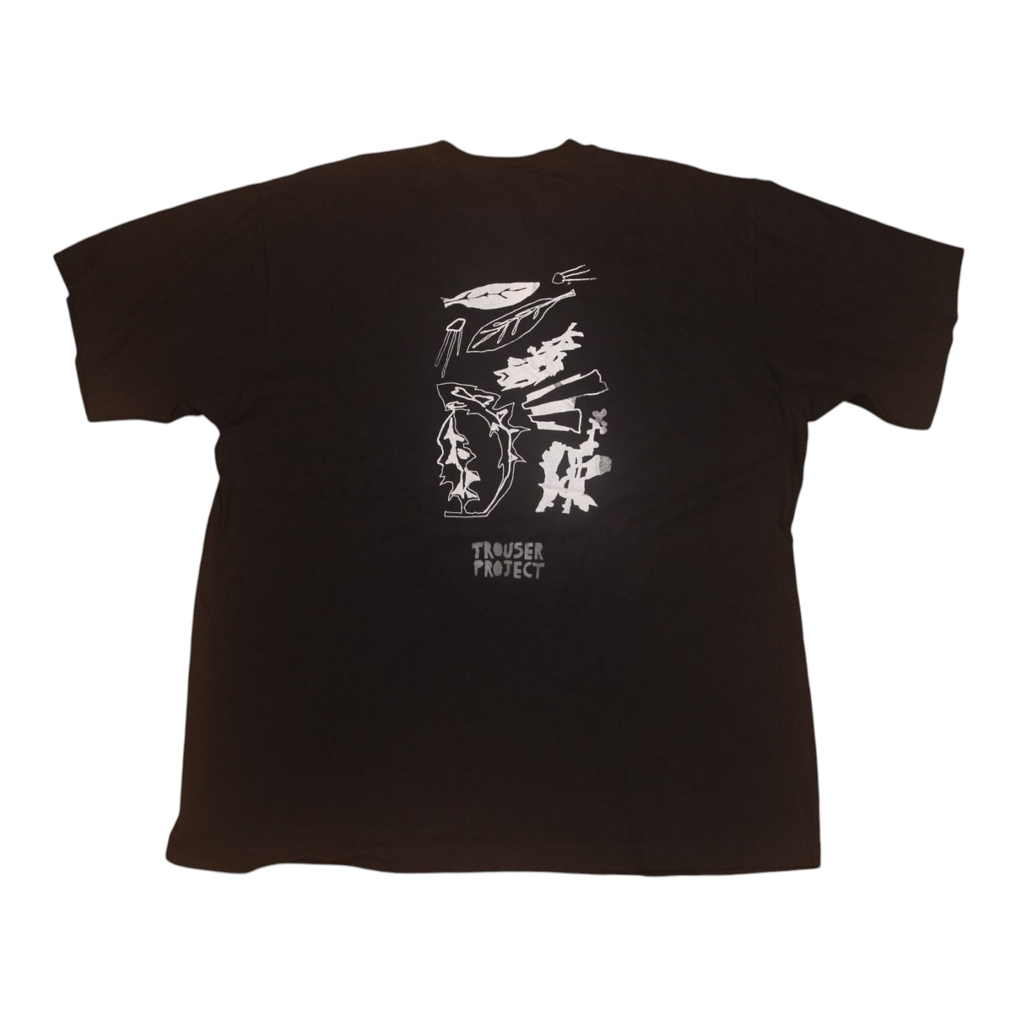 Upcycled Illustrated Screenprint T-shirt (XL)