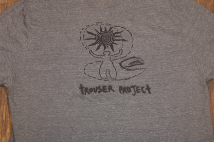 Upcycled Illustrated Screenprint T-shirt (L)
