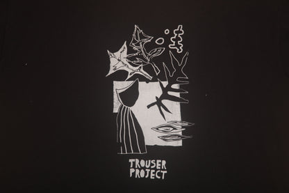 Upcycled Illustrated Screenprint T-shirt (XL)