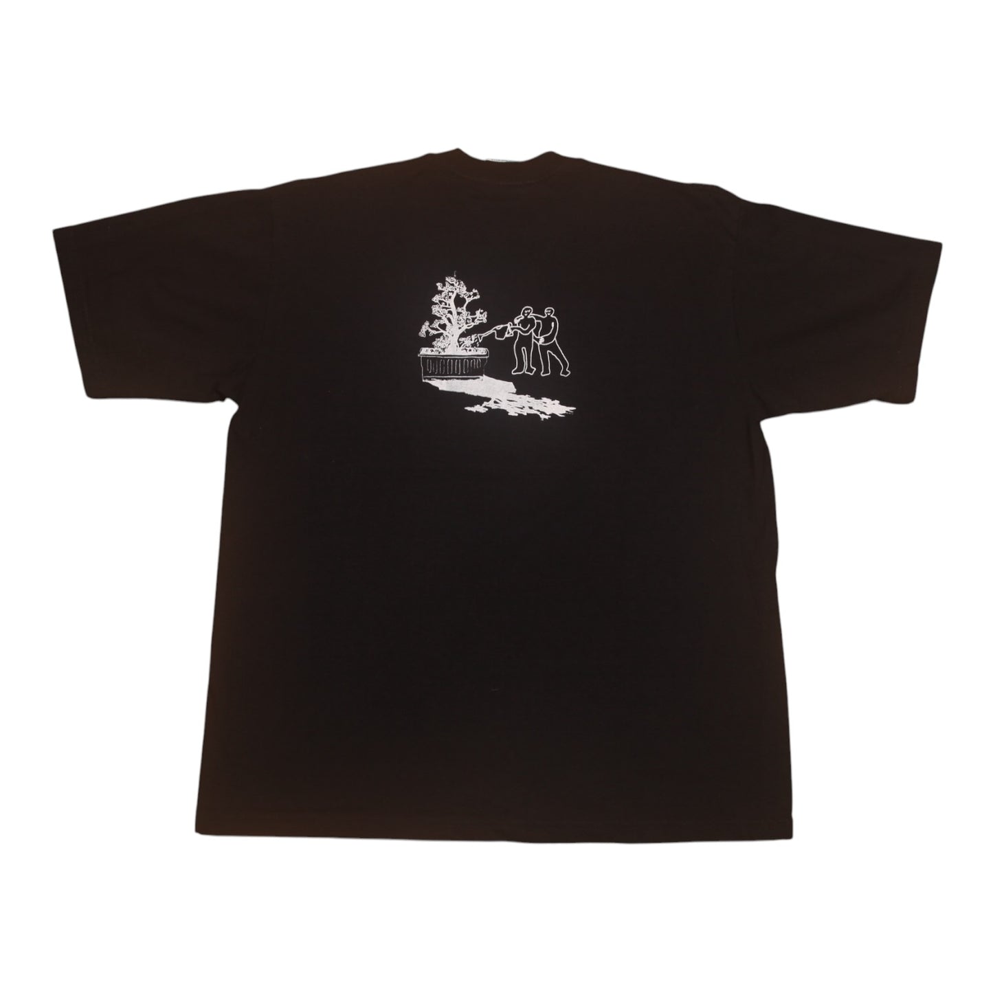 Upcycled Illustrated Screenprint T-shirt (XL)