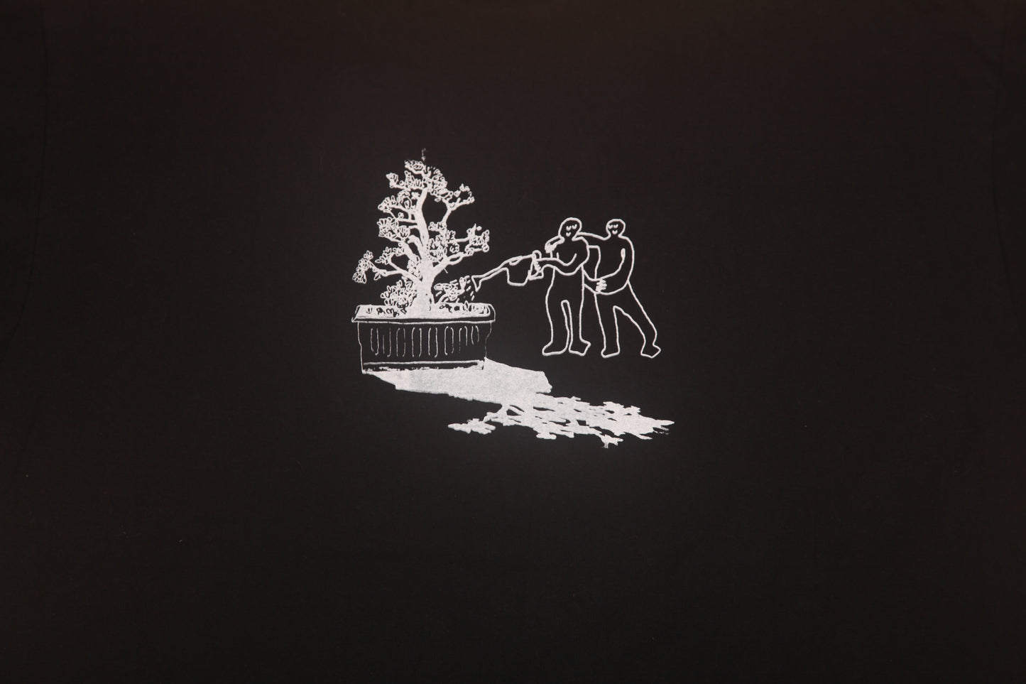 Upcycled Illustrated Screenprint T-shirt (XL)