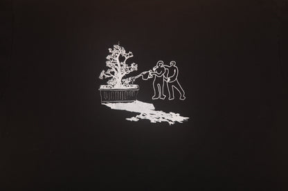 Upcycled Illustrated Screenprint T-shirt (XL)