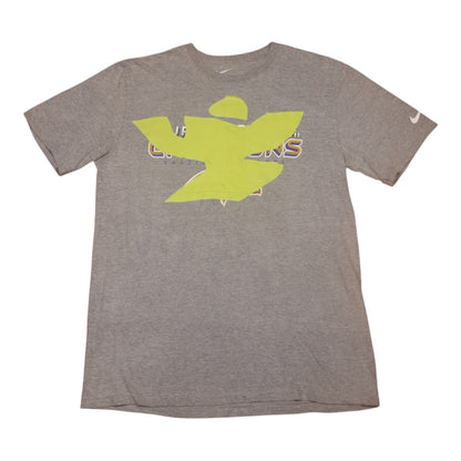 Upcycled Illustrated Screenprint T-Shirt (L)