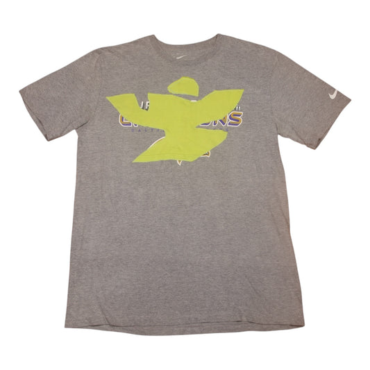 Upcycled Illustrated Screenprint T-Shirt (L)