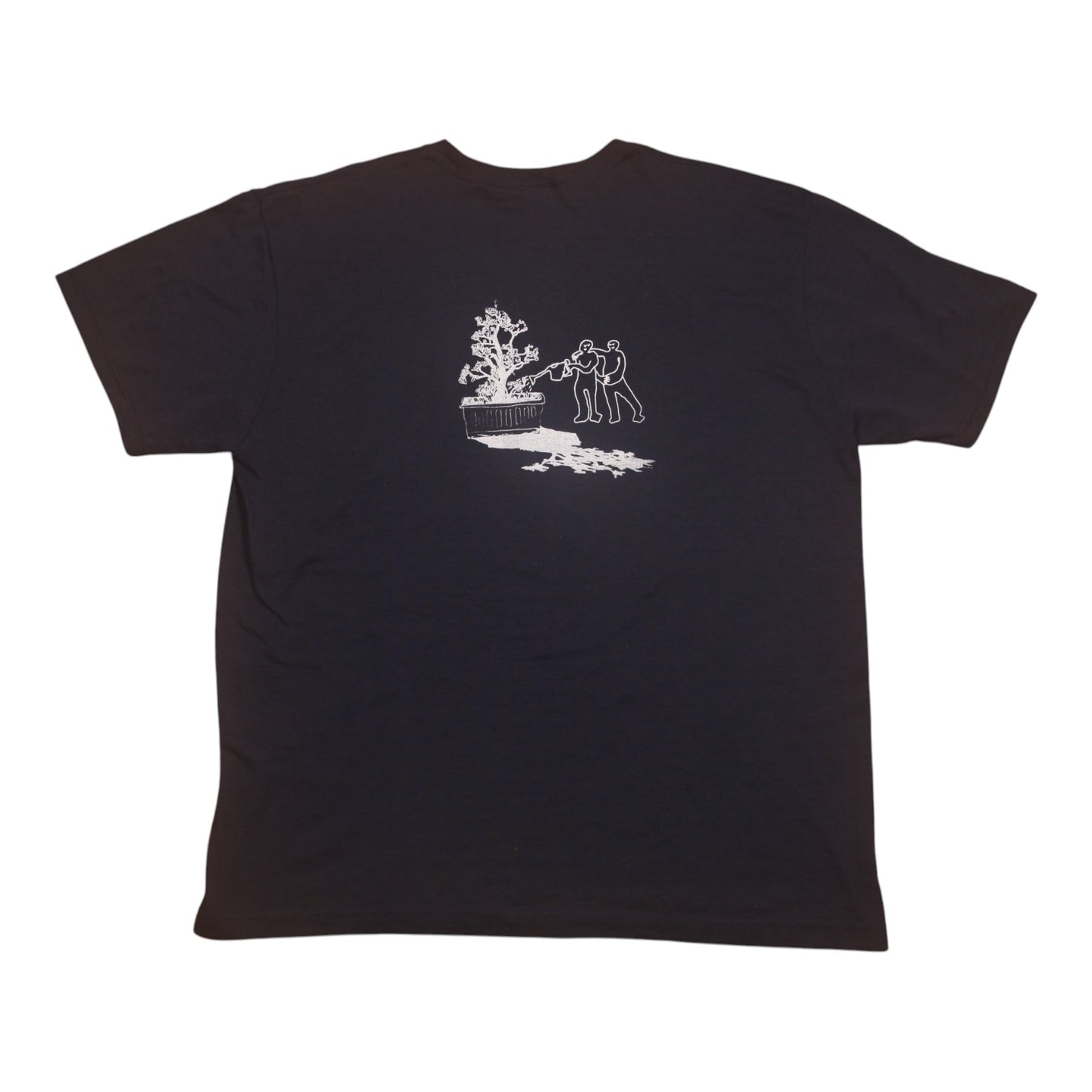 Upcycled Illustrated Screenprint T-shirt (L)