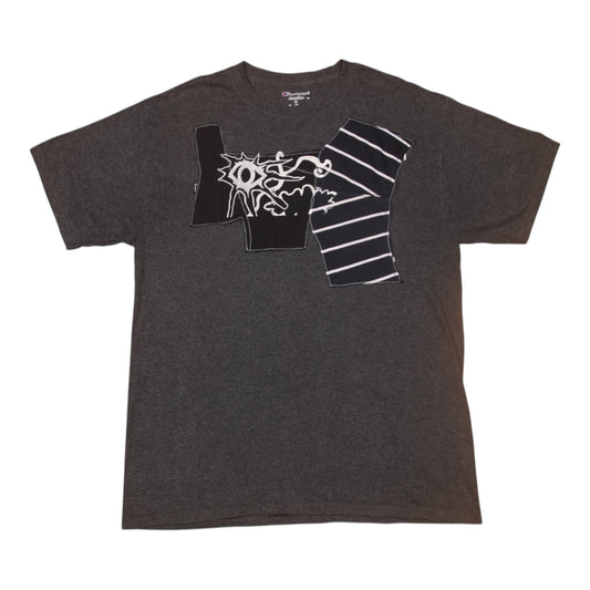 Champion Upcycled Illustrated Screenprint T-Shirt (M)