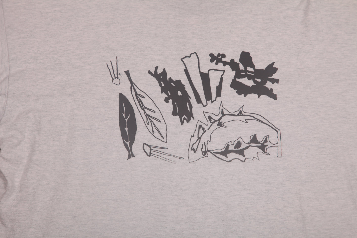 Upcycled Illustrated Screenprint T-shirt (2XL)
