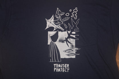 Upcycled Illustrated Screenprint T-shirt (M)