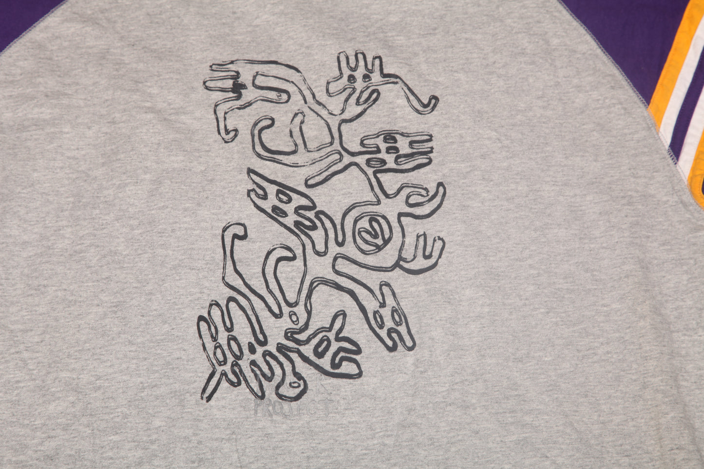 Upcycled Illustrated Screenprint T-Shirt (XXL)