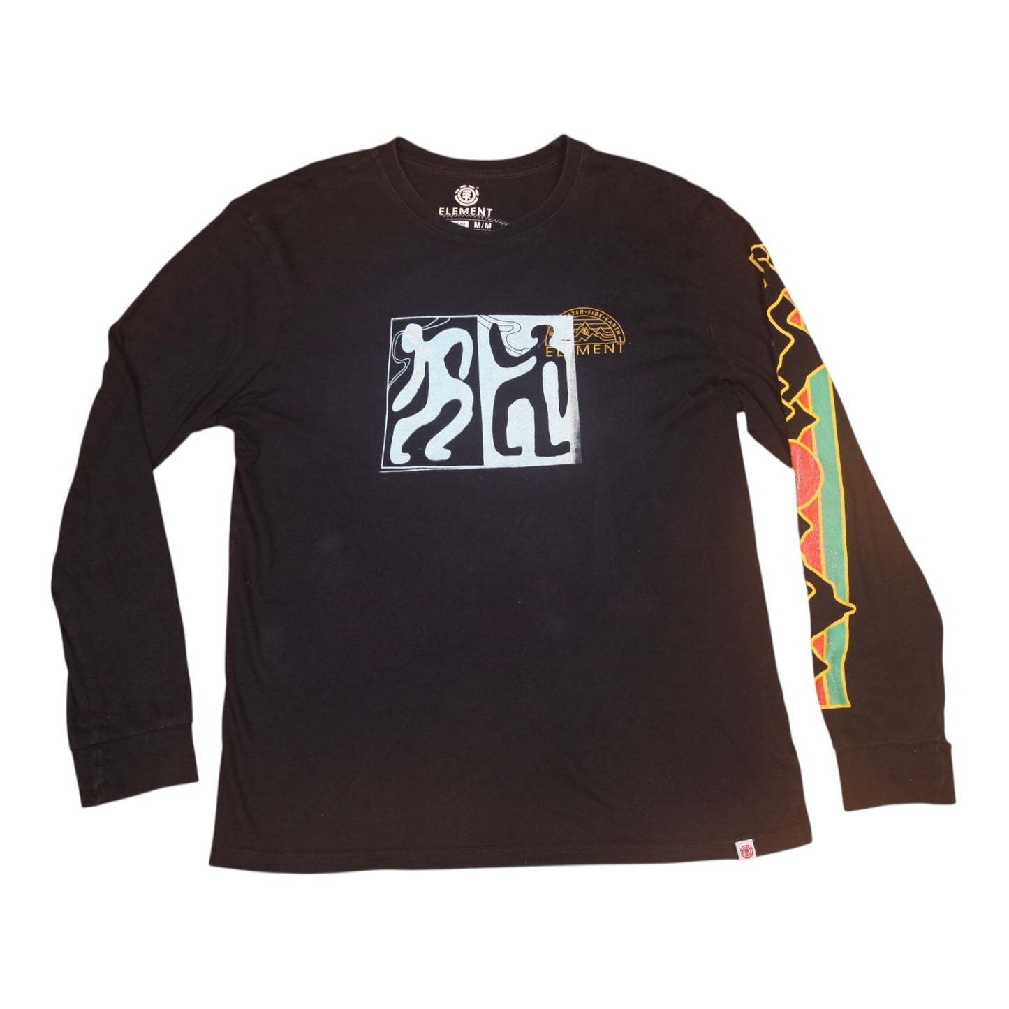 Upcycled Illustrated Screenprint T-Shirt (M)