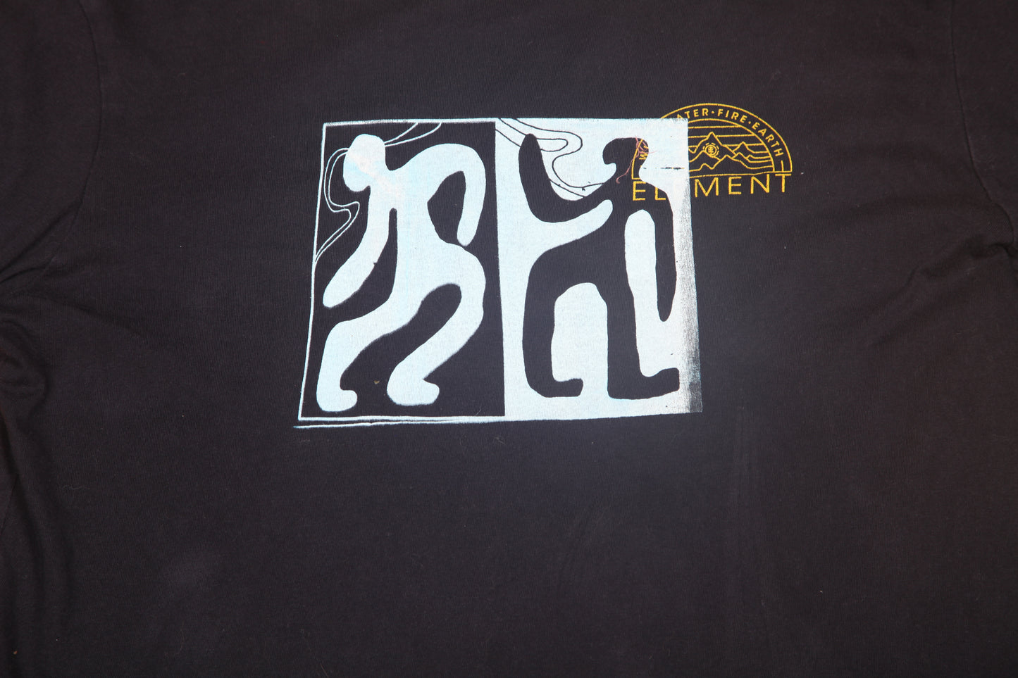 Upcycled Illustrated Screenprint T-Shirt (M)