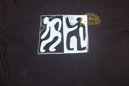 Upcycled Illustrated Screenprint T-Shirt (M)