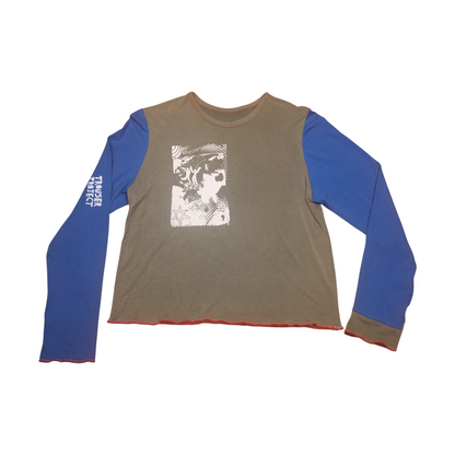Long Sleeve Screenprint Fitted Tee (UK14/16)