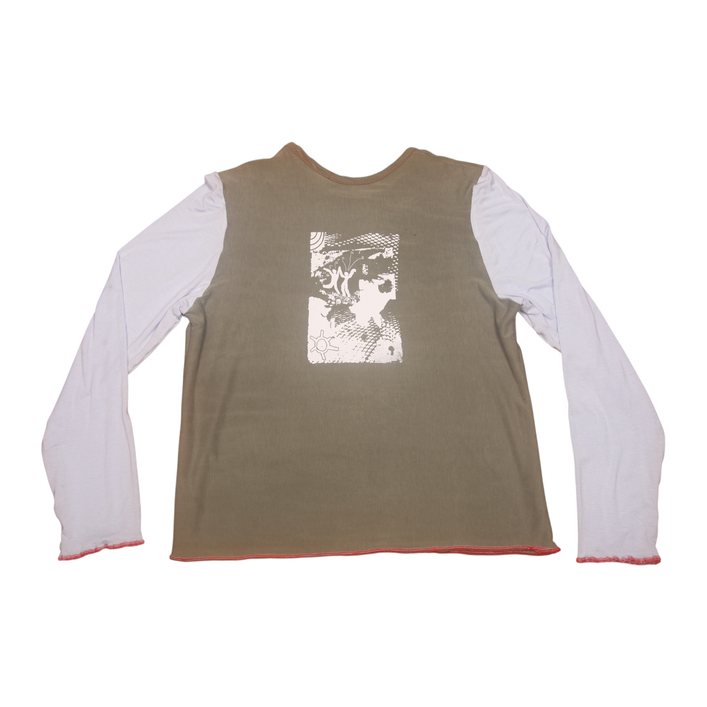 Long Sleeve Screenprint Fitted Tee (UK16/18)