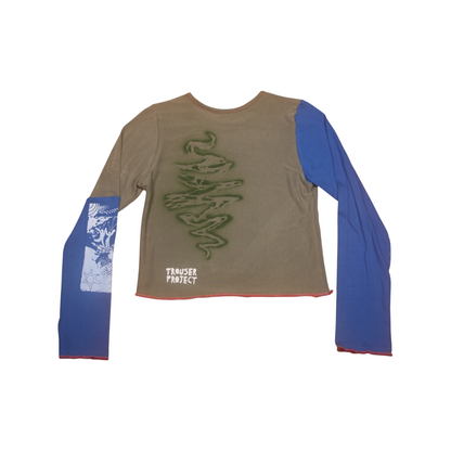 Long Sleeve Screenprint Fitted Tee (UK8/10)