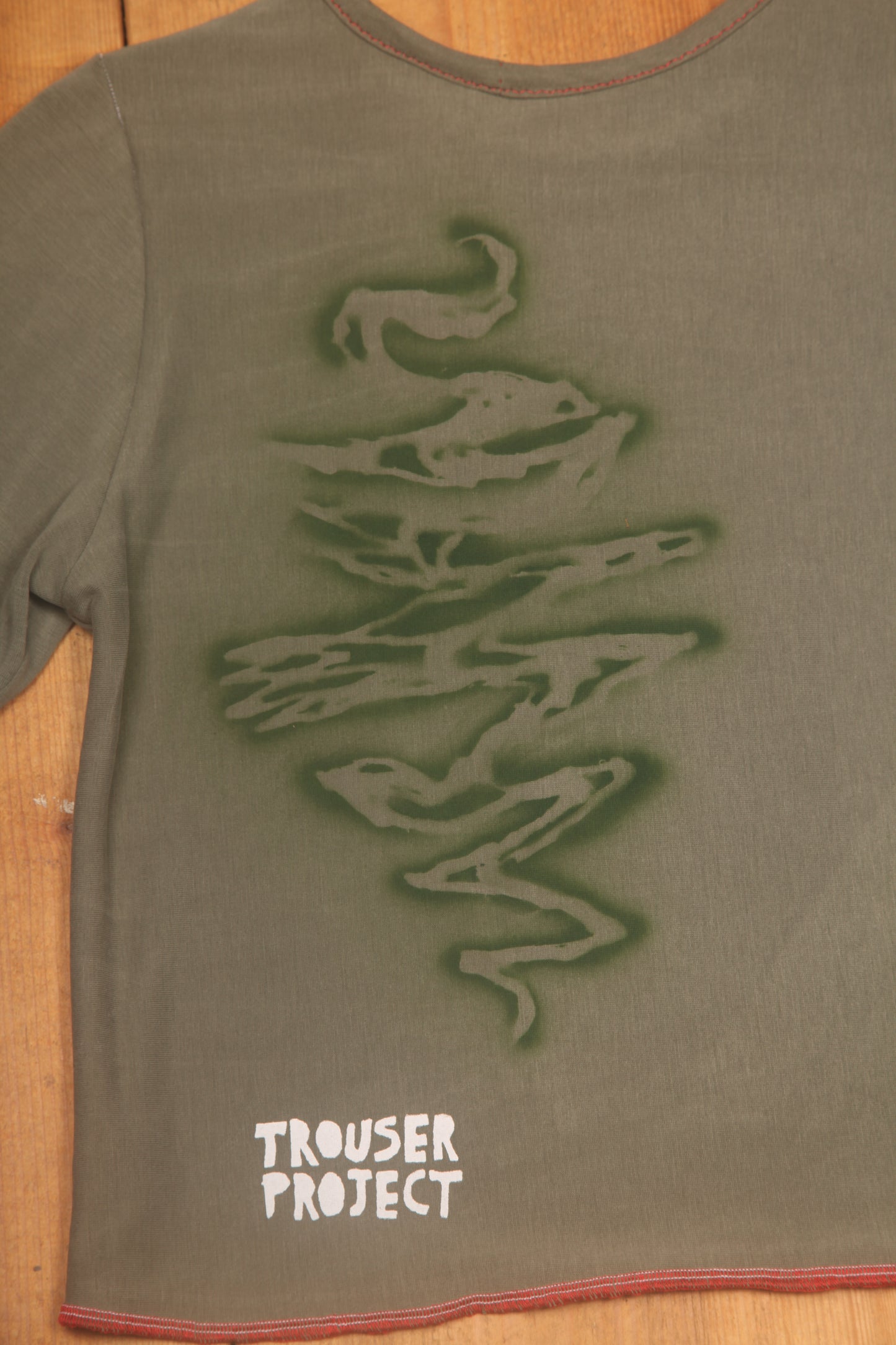 Long Sleeve Screenprint Fitted Tee (UK8/10)