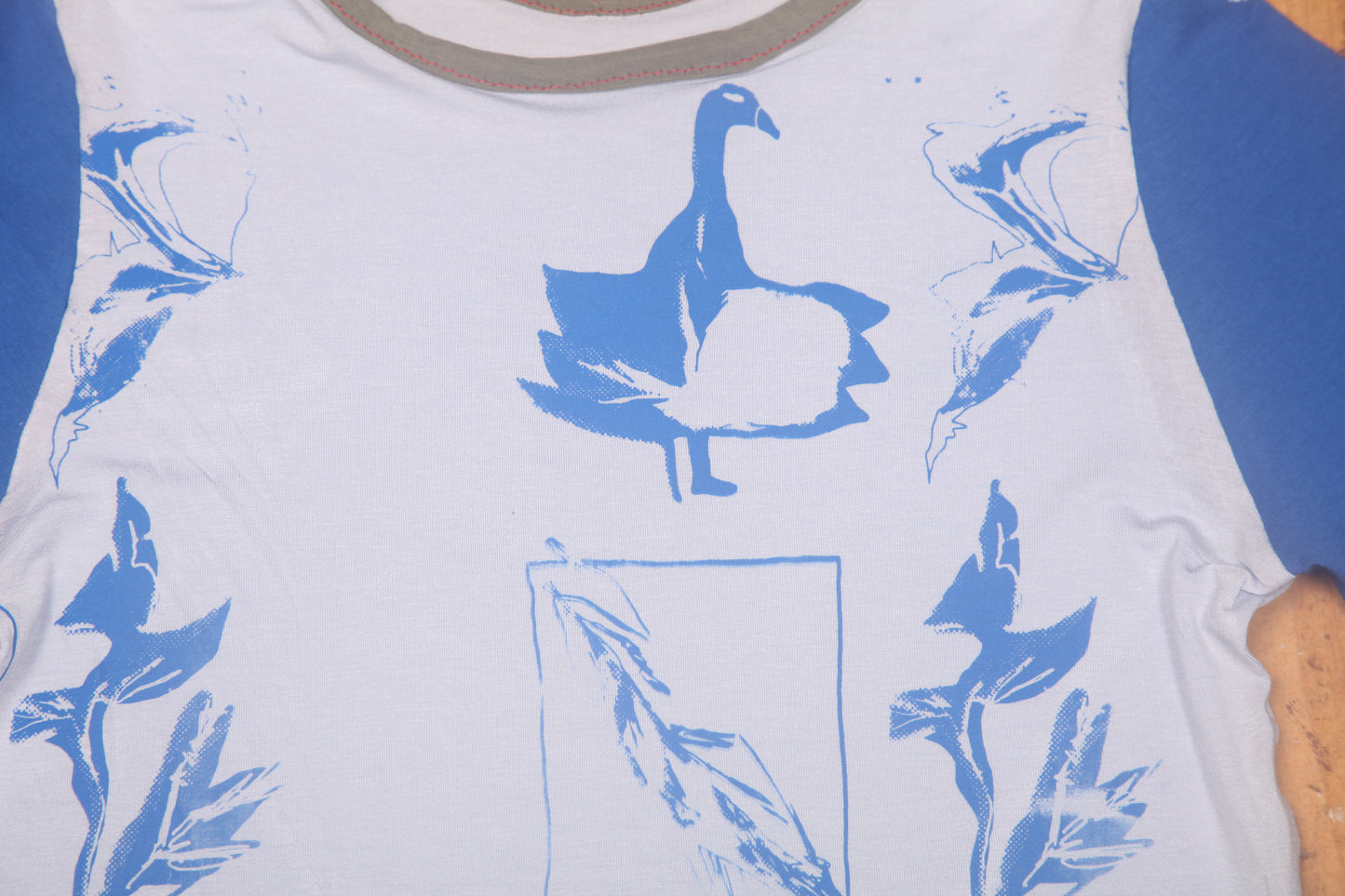 Long Sleeve Screenprint Fitted Tee (UK8/10)