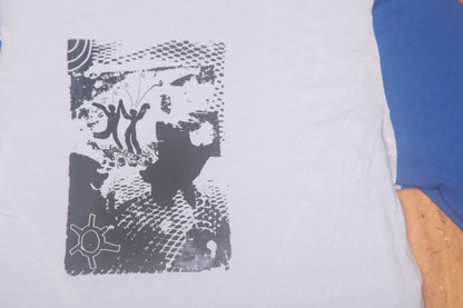 Long Sleeve Screenprint Fitted Tee (UK8/10)