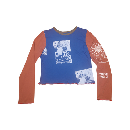 Long Sleeve Screenprint Fitted Tee (UK10/12)