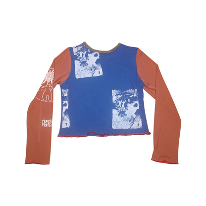 Long Sleeve Screenprint Fitted Tee (UK10/12)
