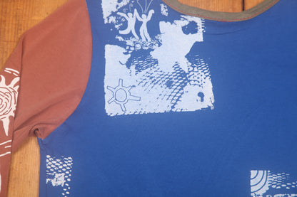 Long Sleeve Screenprint Fitted Tee (UK10/12)