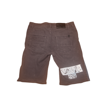 Upcycled Screenprint Jorts (W32)