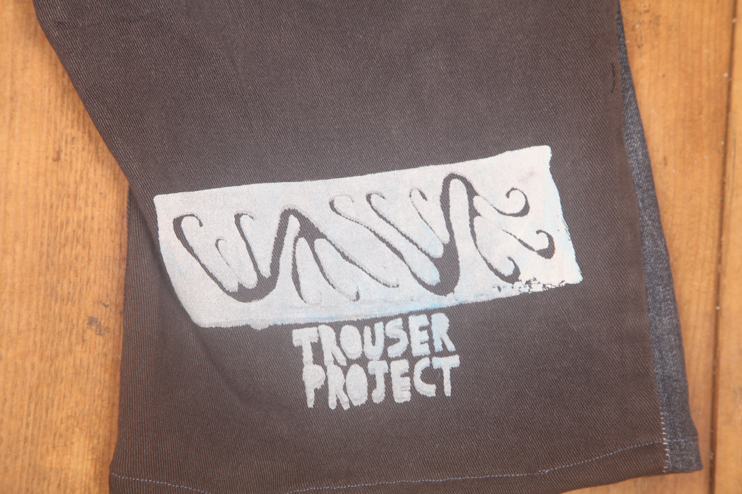 Upcycled Screenprint Jorts (W32)
