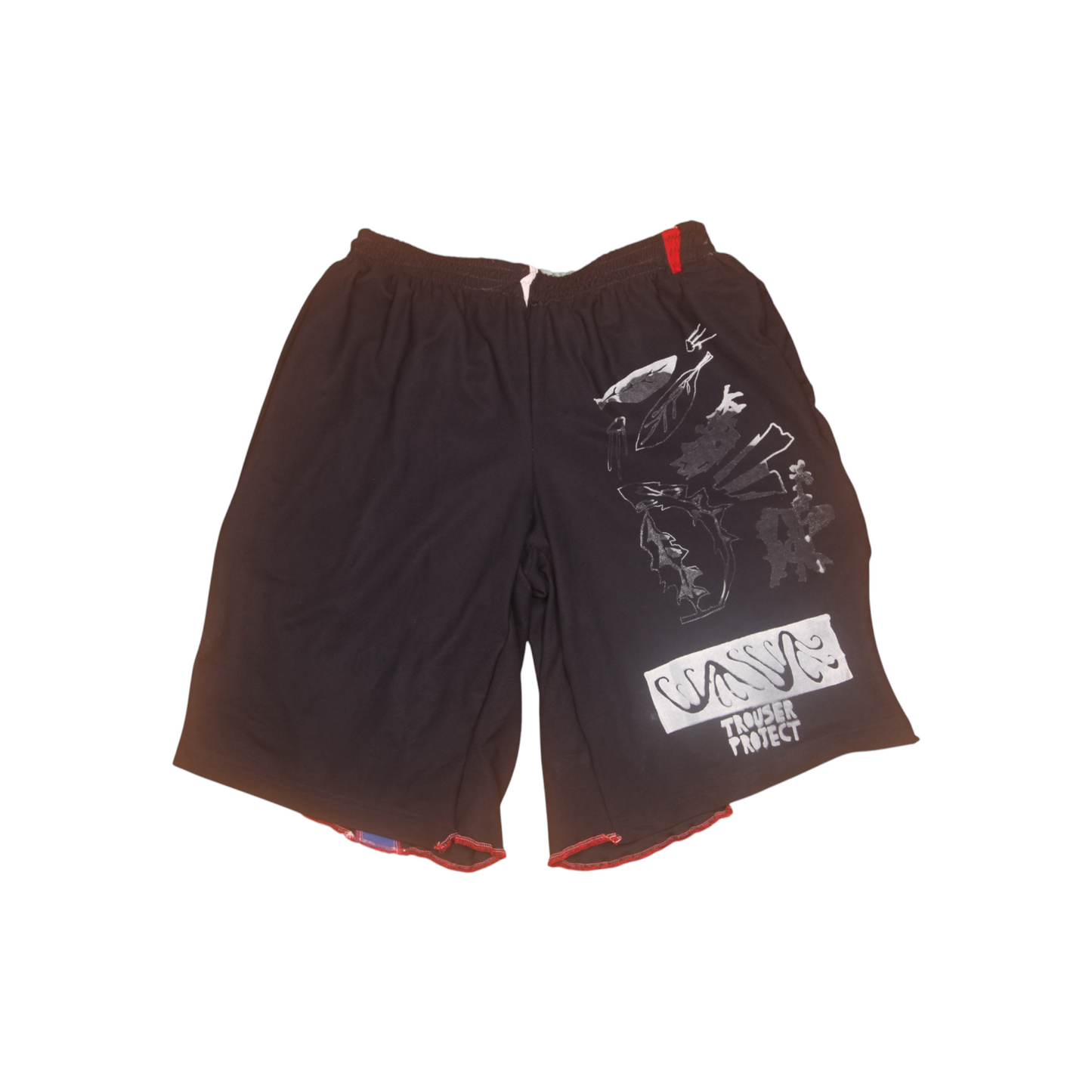 Reworked Patchwork Sports Shorts