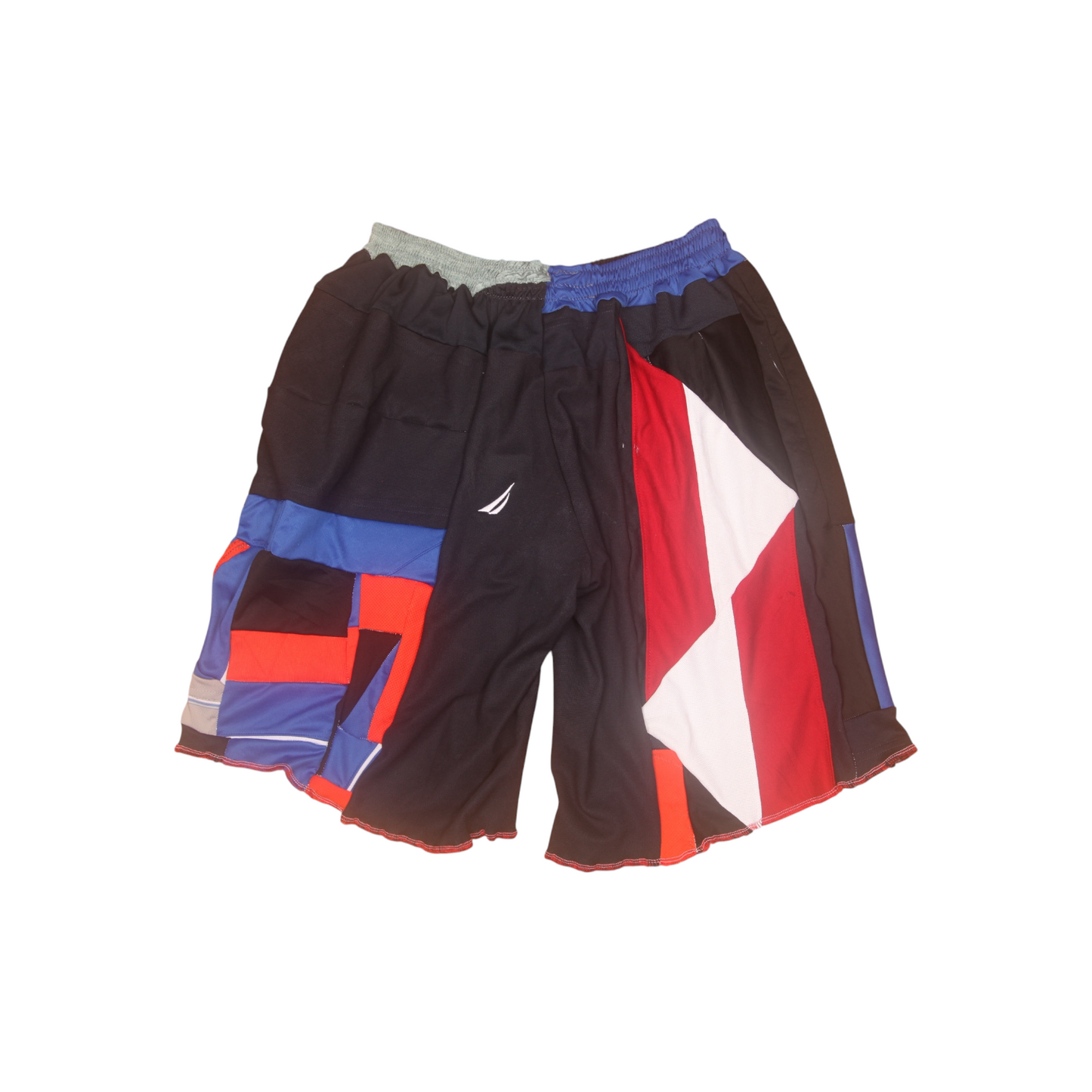 Reworked Patchwork Sports Shorts