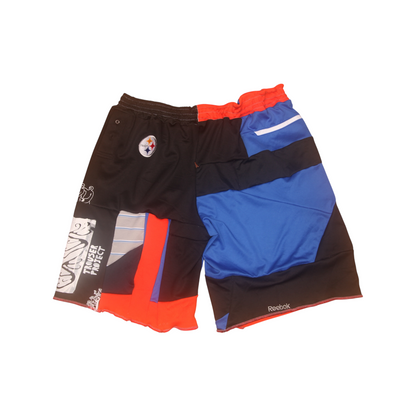 Reworked Patchwork Sports Shorts