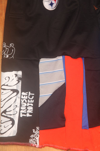 Reworked Patchwork Sports Shorts