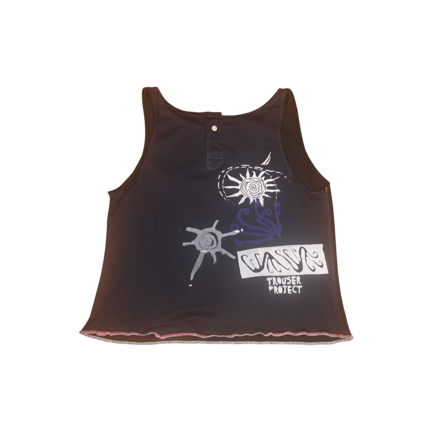 Reworked Screenprint Vest Top (UK12/14)