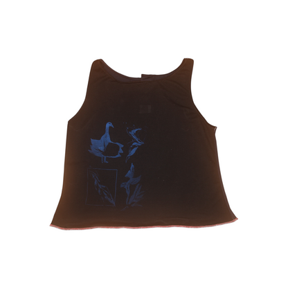 Reworked Screenprint Vest Top (UK12/14)