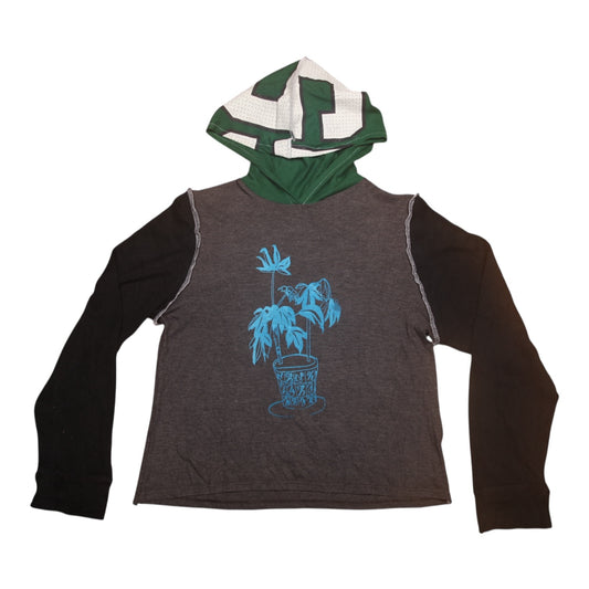 Reworked Patchwork Long Sleeve Top (UK12)