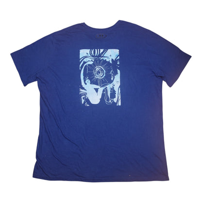 Upcycled Illustrated Screenprint T-shirt (XXL)