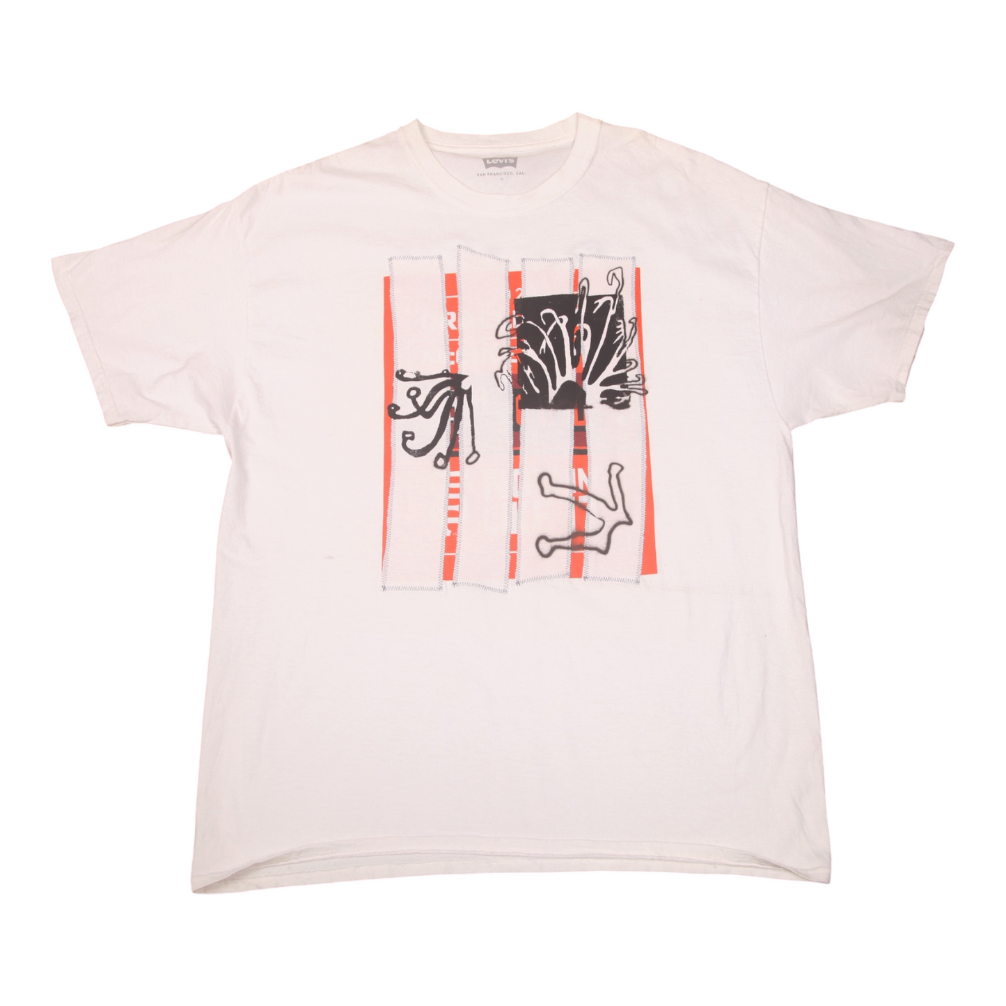 Upcycled Screenprint T-shirt (L)
