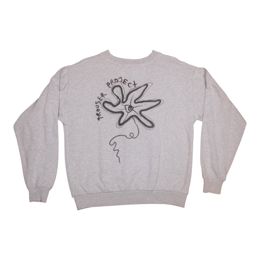 Upcycled Illustrated Screenprint Jumper (M)