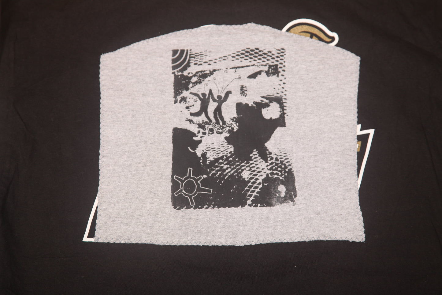 Upcycled Screenprint T-shirt (L)